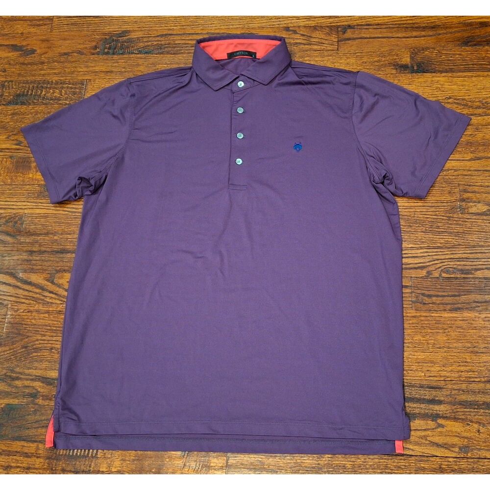 Greyson Purple Polo Shirt Top Men's Size Large